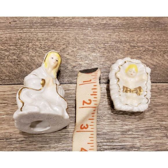 Nativity Scene Vintage 7 piece set, EUC - Picture 9 of 9